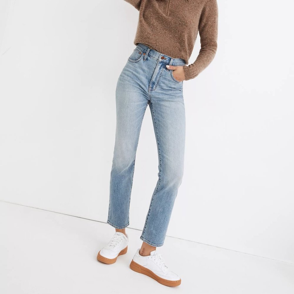 Madewell High Rise Slim Demi Boot Jeans 23P